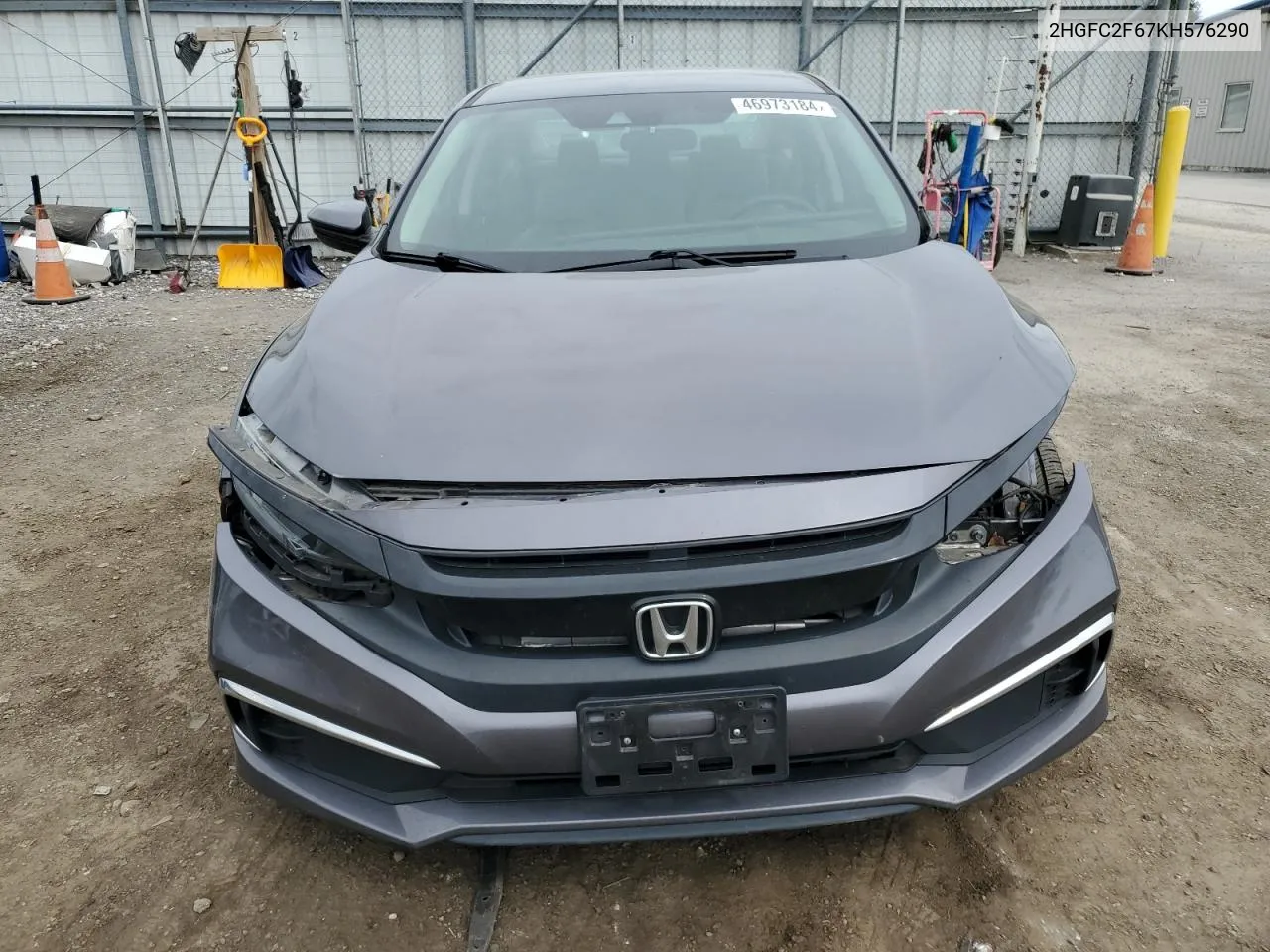 2019 Honda Civic Lx VIN: 2HGFC2F67KH576290 Lot: 46973184