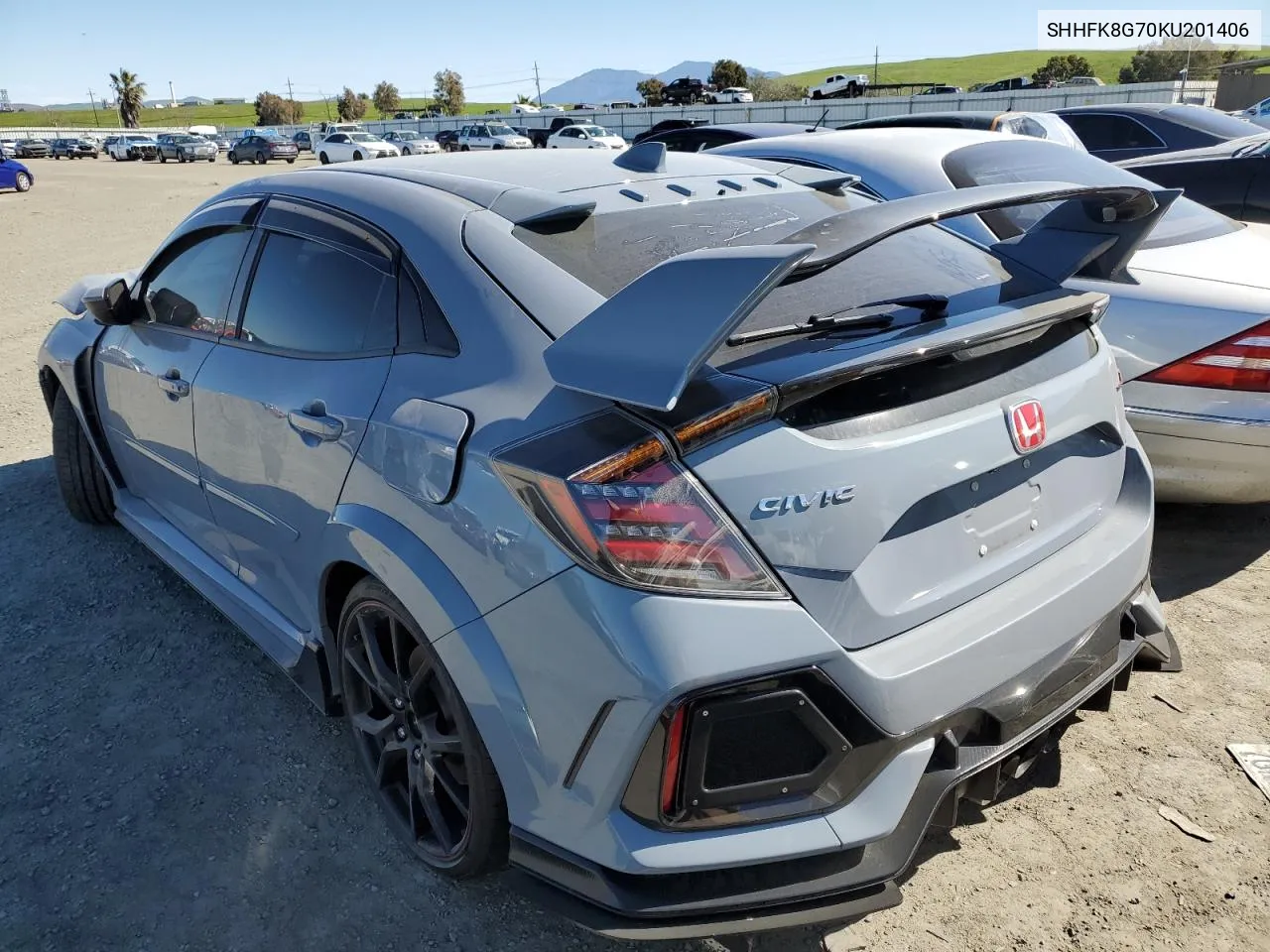 2019 Honda Civic Type-R Touring VIN: SHHFK8G70KU201406 Lot: 47055464