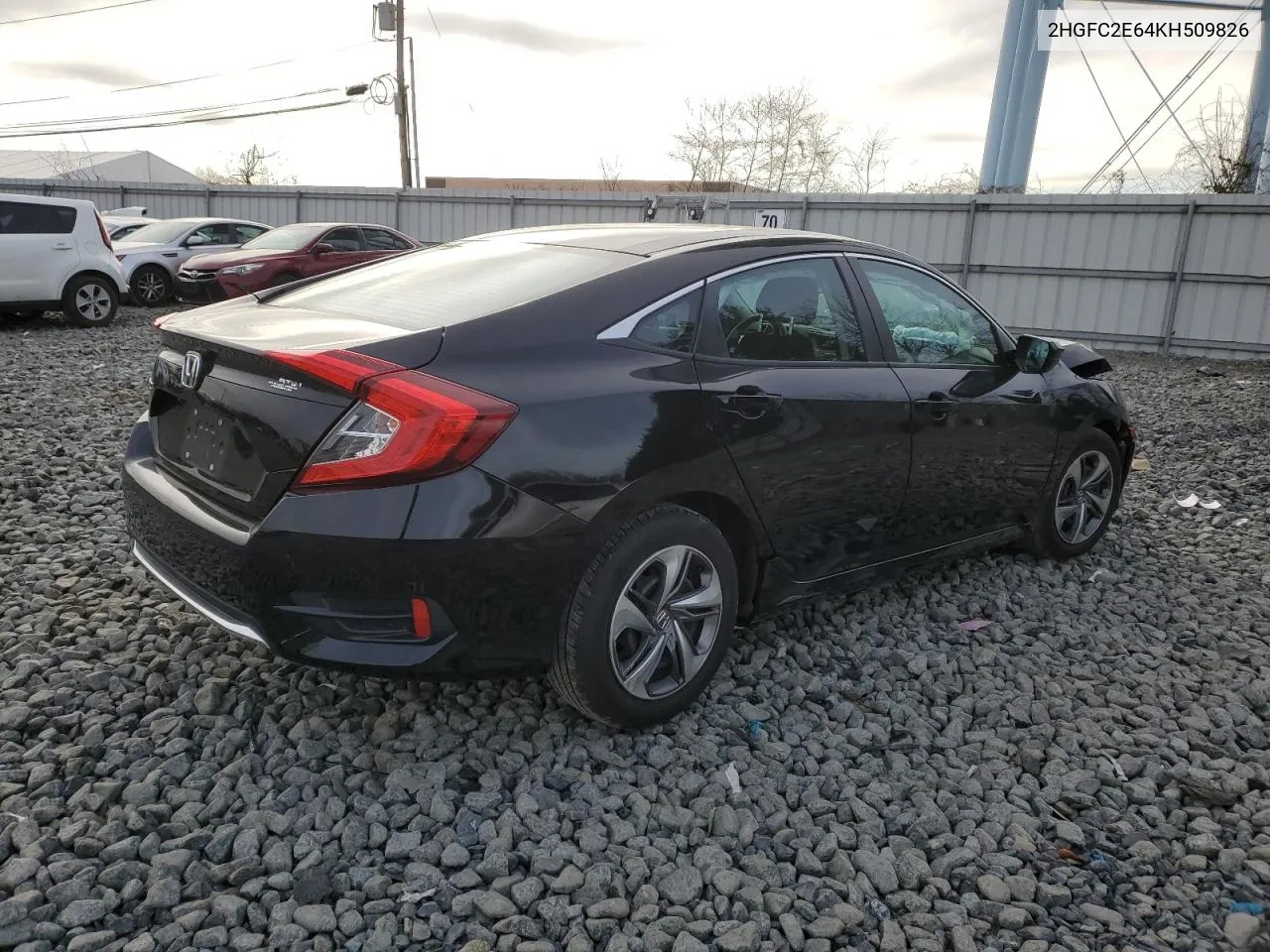 2019 Honda Civic Lx VIN: 2HGFC2E64KH509826 Lot: 48148424