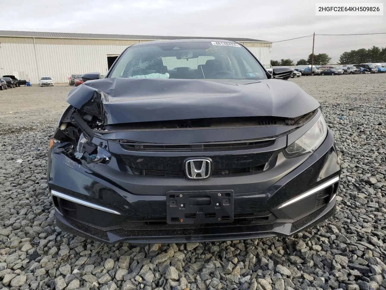 2019 Honda Civic Lx VIN: 2HGFC2E64KH509826 Lot: 48148424