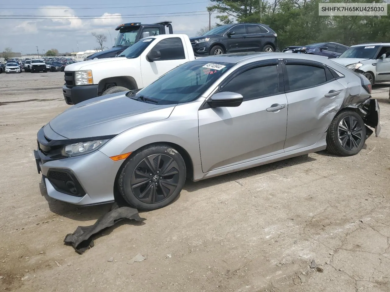 SHHFK7H65KU425030 2019 Honda Civic Ex