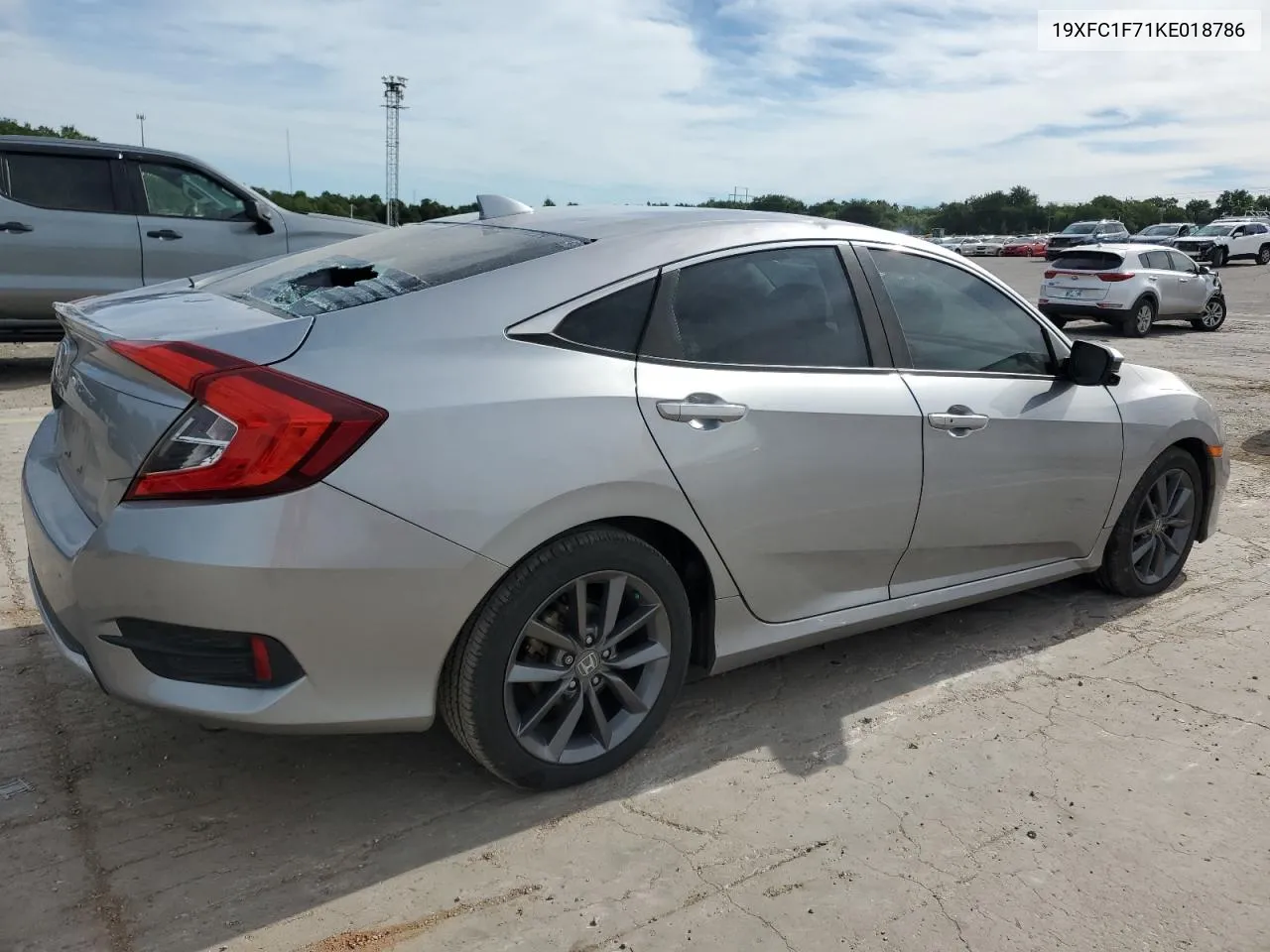 2019 Honda Civic Exl VIN: 19XFC1F71KE018786 Lot: 50539084