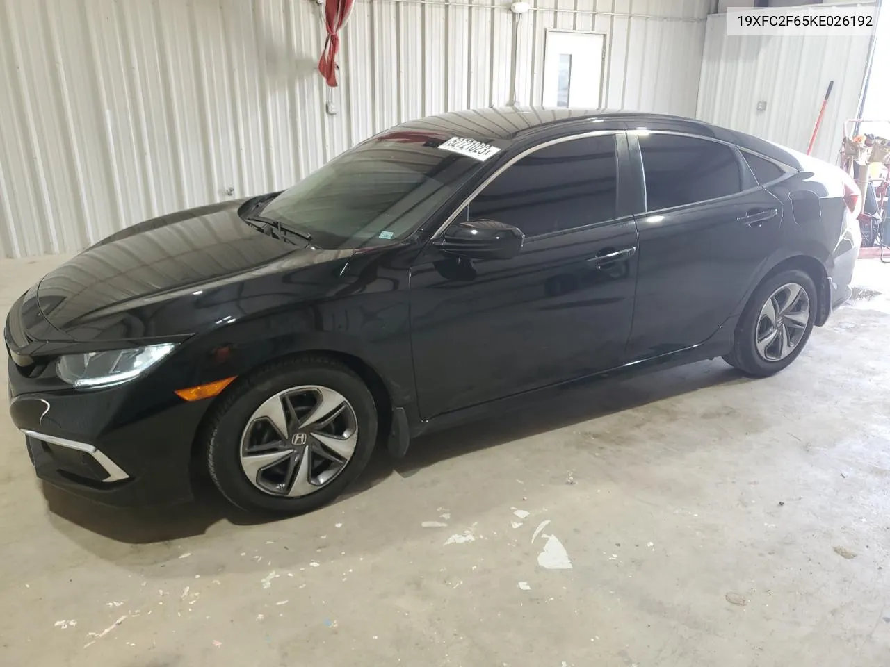 2019 Honda Civic Lx VIN: 19XFC2F65KE026192 Lot: 52721023