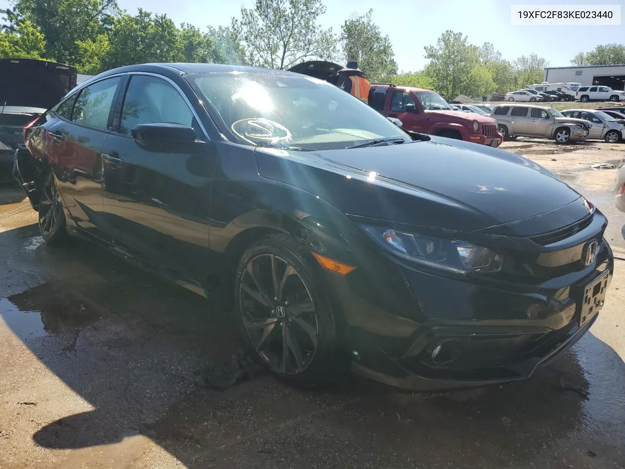 2019 Honda Civic Sport VIN: 19XFC2F83KE023440 Lot: 53133284