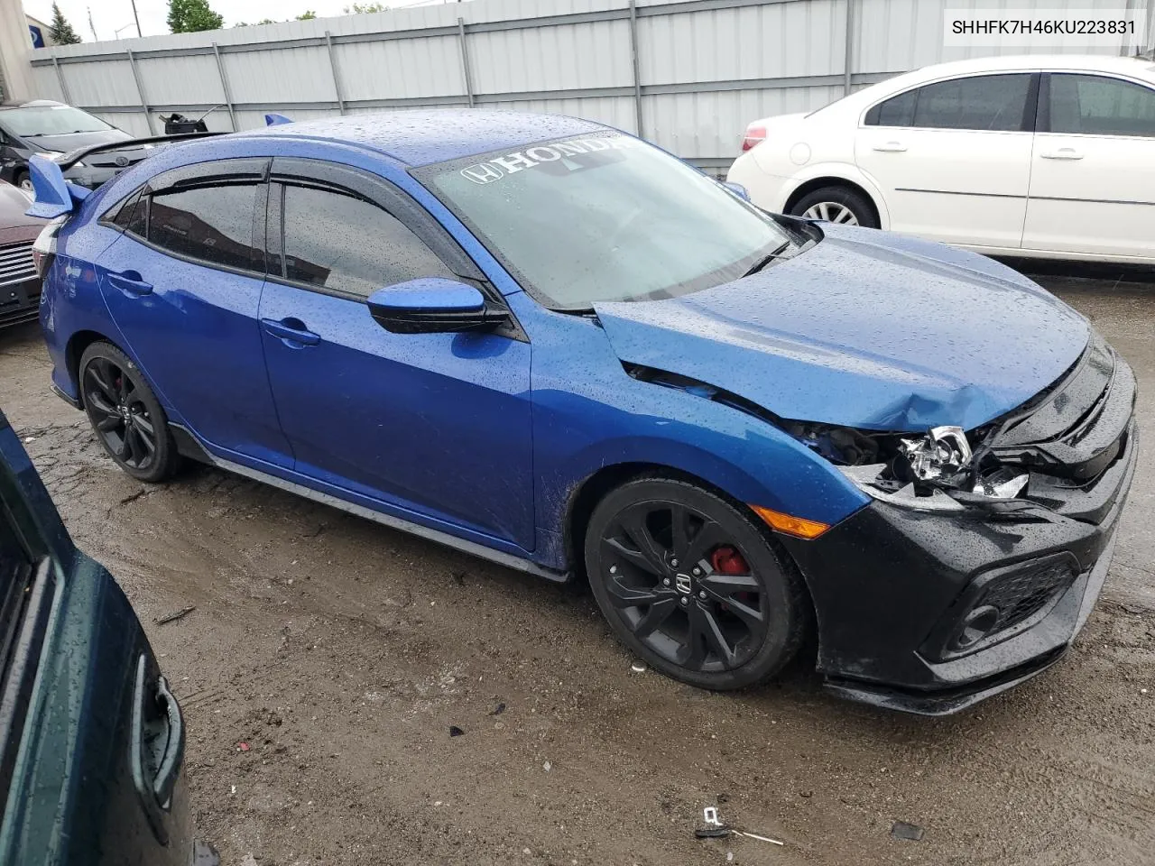 2019 Honda Civic Sport VIN: SHHFK7H46KU223831 Lot: 53285714