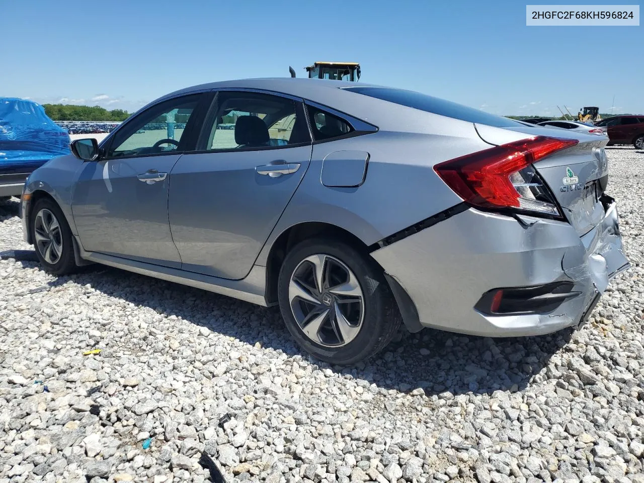 2019 Honda Civic Lx VIN: 2HGFC2F68KH596824 Lot: 53387314