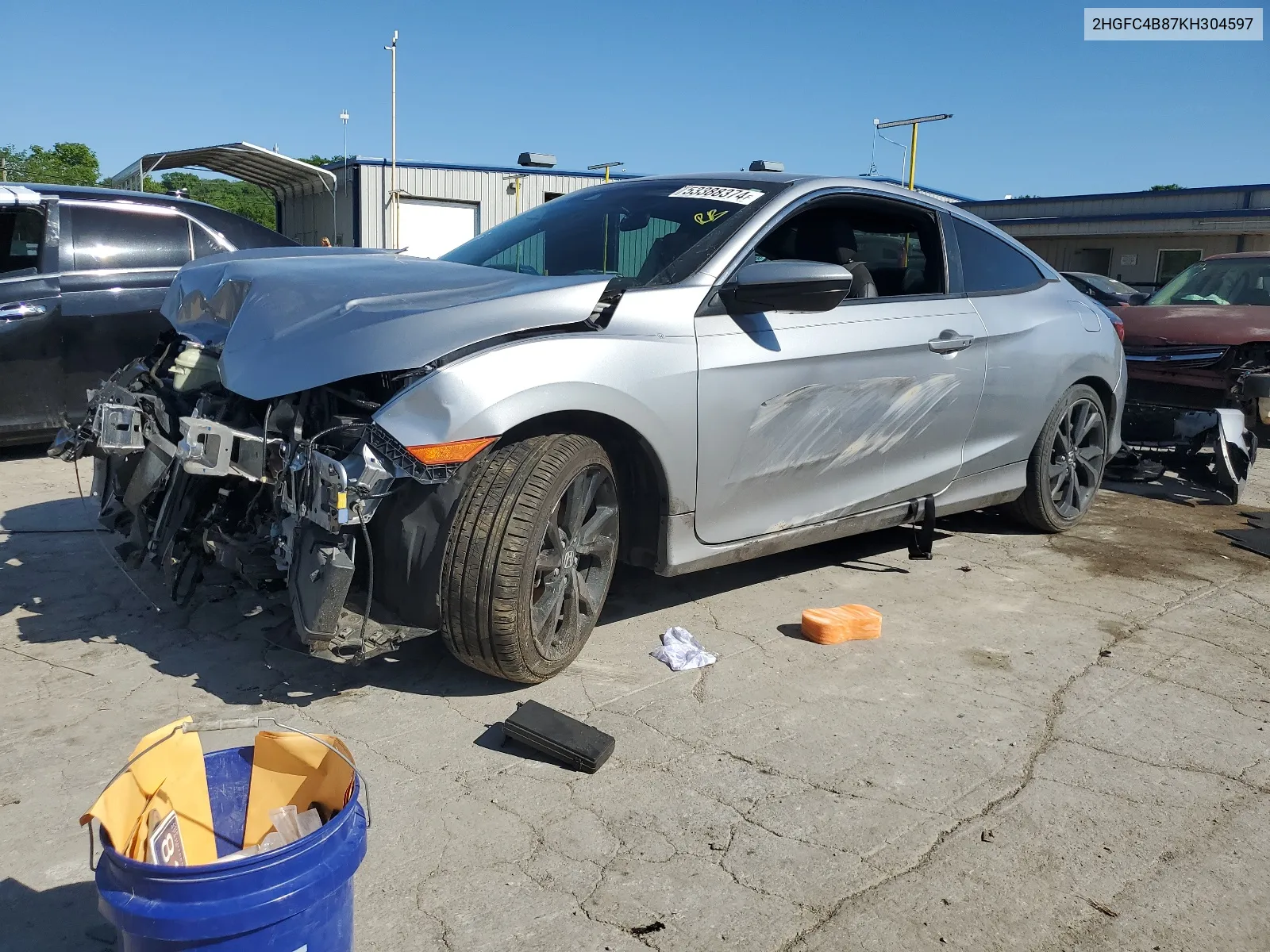 2HGFC4B87KH304597 2019 Honda Civic Sport