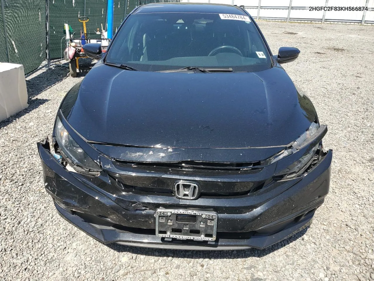 2019 Honda Civic Sport VIN: 2HGFC2F83KH566874 Lot: 53484784