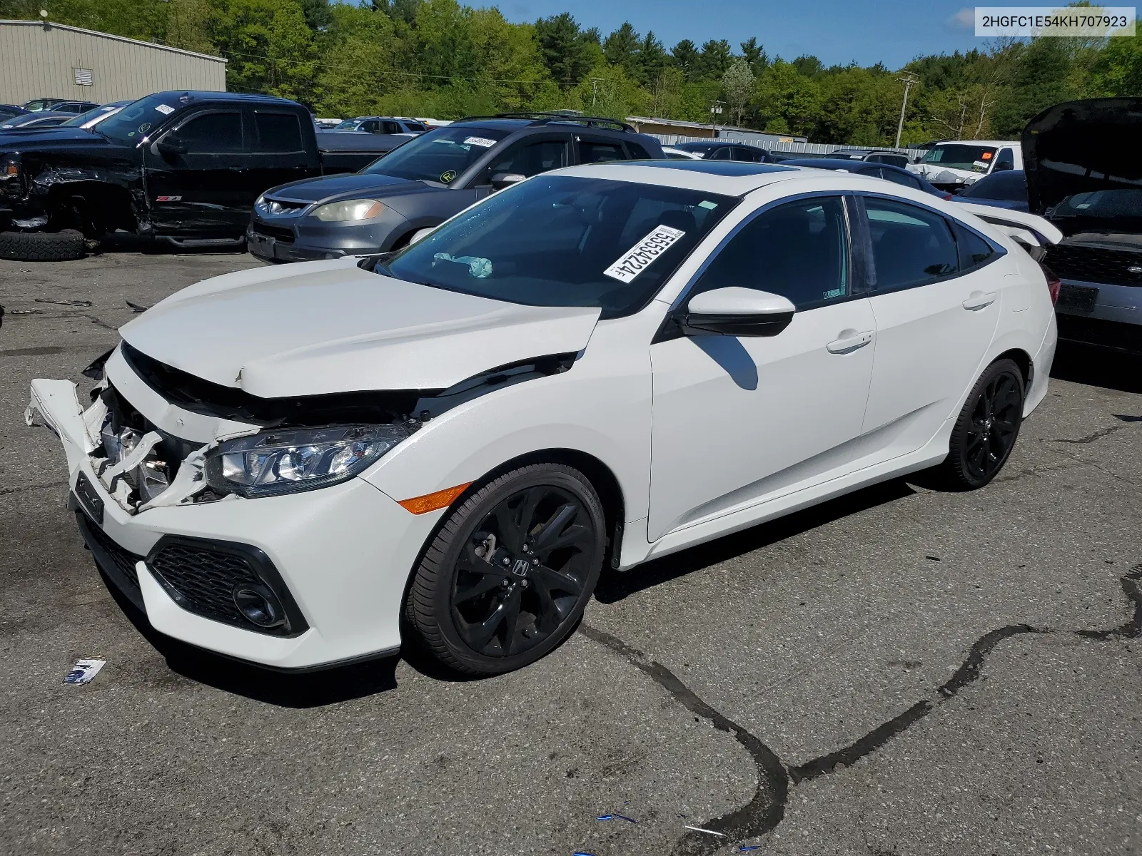 2HGFC1E54KH707923 2019 Honda Civic Si