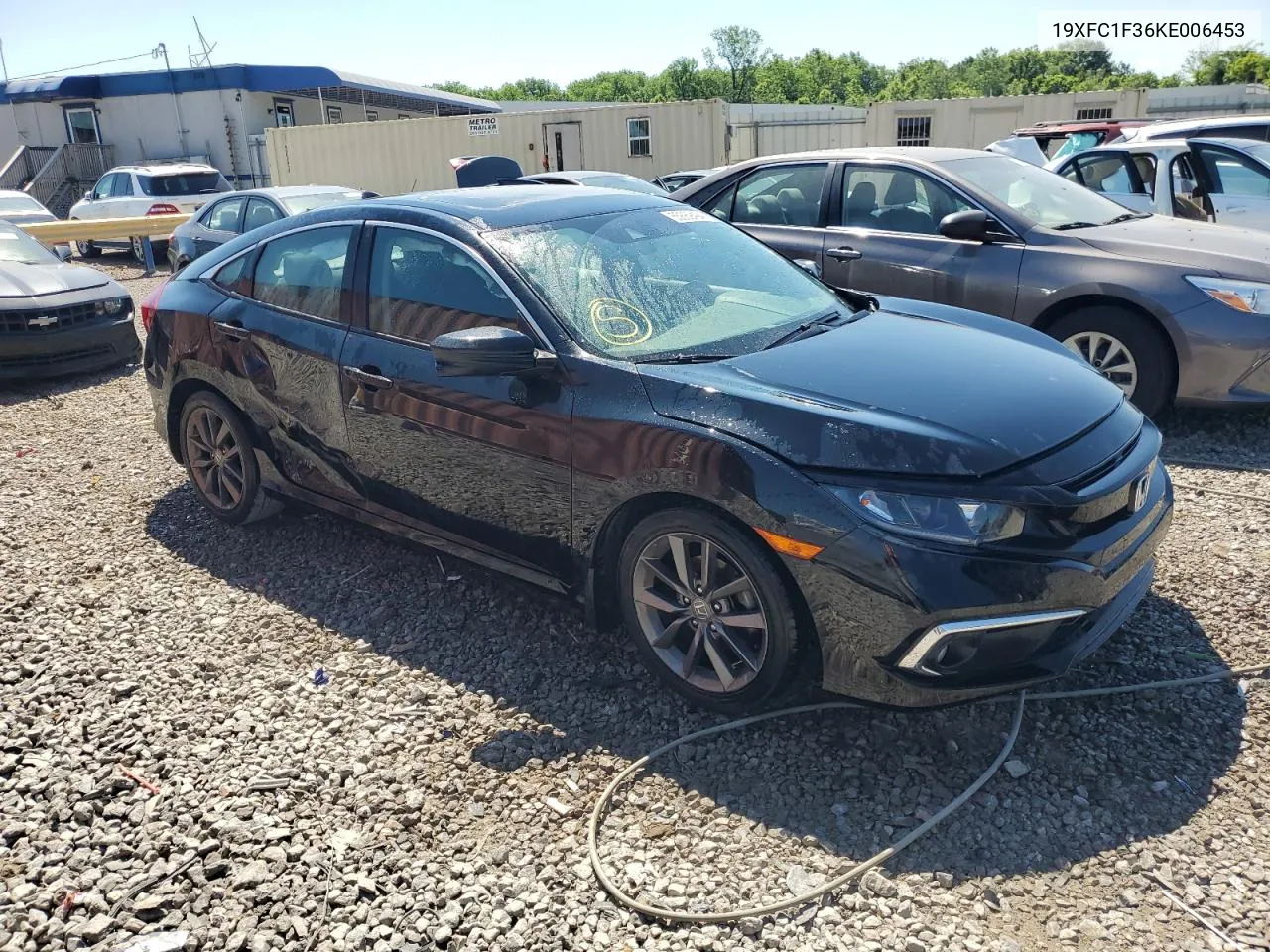 2019 Honda Civic Ex VIN: 19XFC1F36KE006453 Lot: 55869494