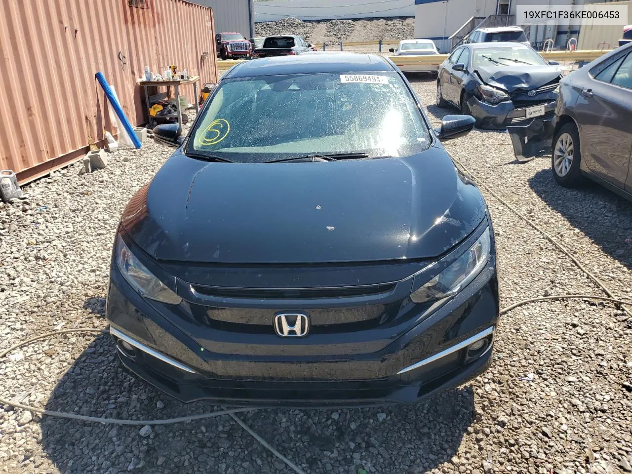 2019 Honda Civic Ex VIN: 19XFC1F36KE006453 Lot: 55869494