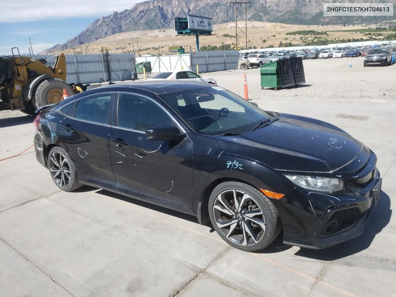 2019 Honda Civic Si VIN: 2HGFC1E57KH704613 Lot: 56530734