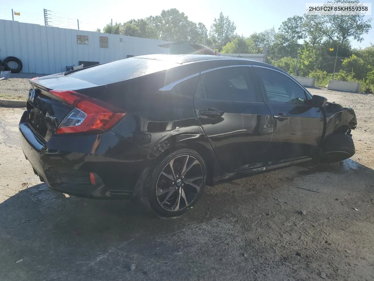 2HGFC2F85KH559358 2019 Honda Civic Sport