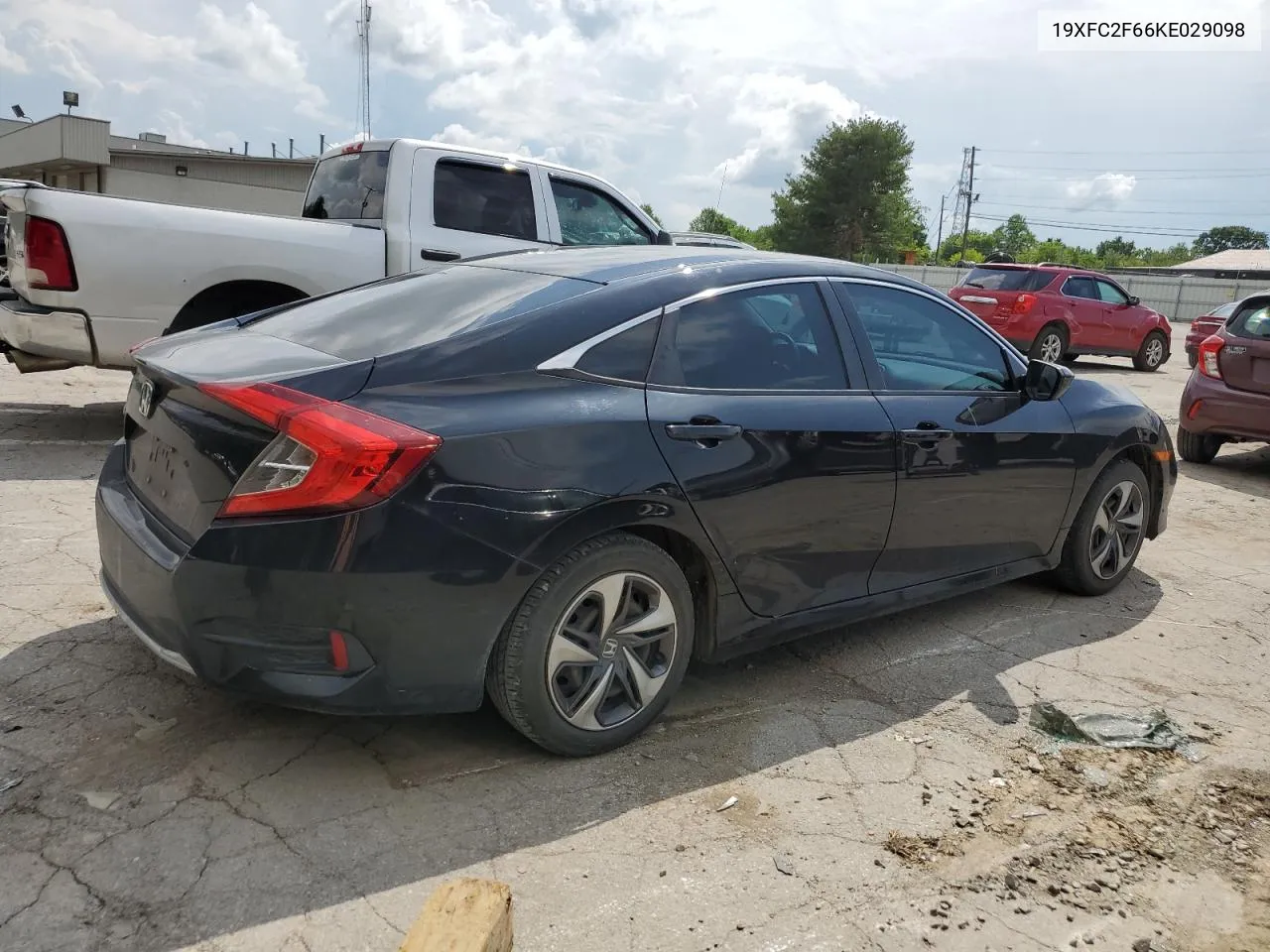 2019 Honda Civic Lx VIN: 19XFC2F66KE029098 Lot: 56898984