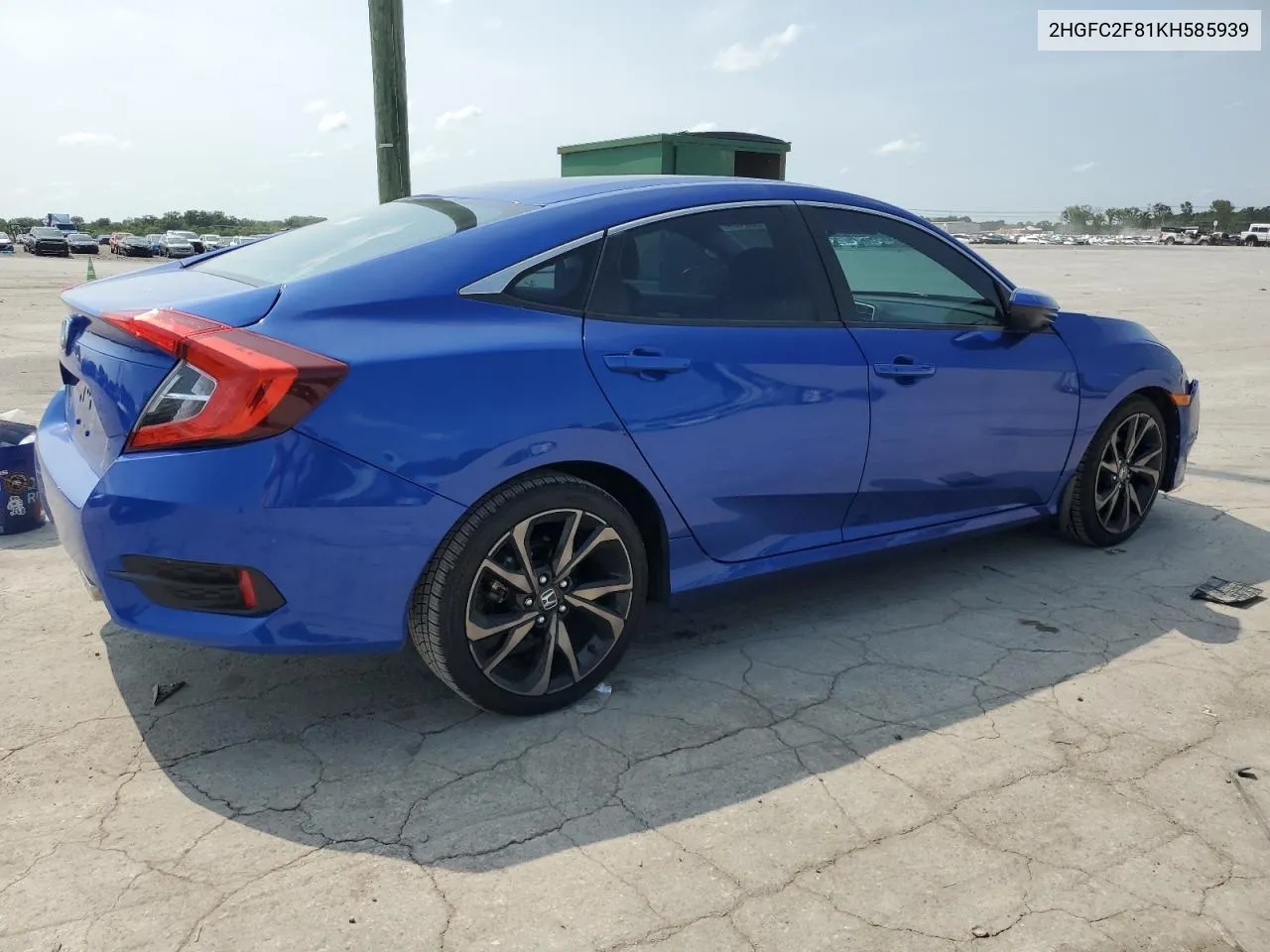 2019 Honda Civic Sport VIN: 2HGFC2F81KH585939 Lot: 57983464