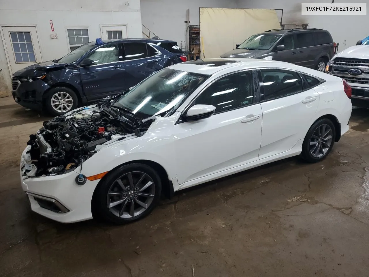 19XFC1F72KE215921 2019 Honda Civic Exl