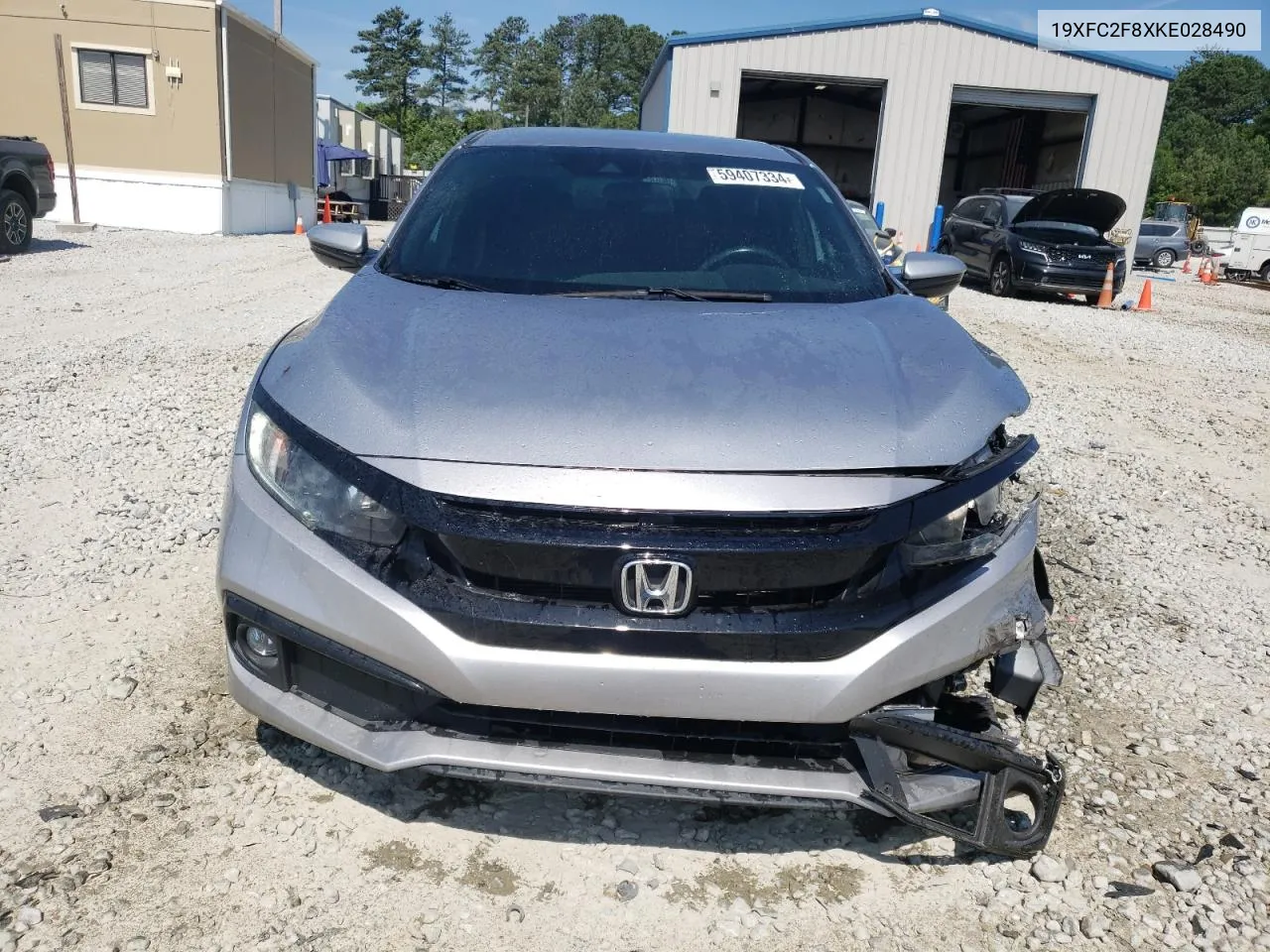 2019 Honda Civic Sport VIN: 19XFC2F8XKE028490 Lot: 59407334