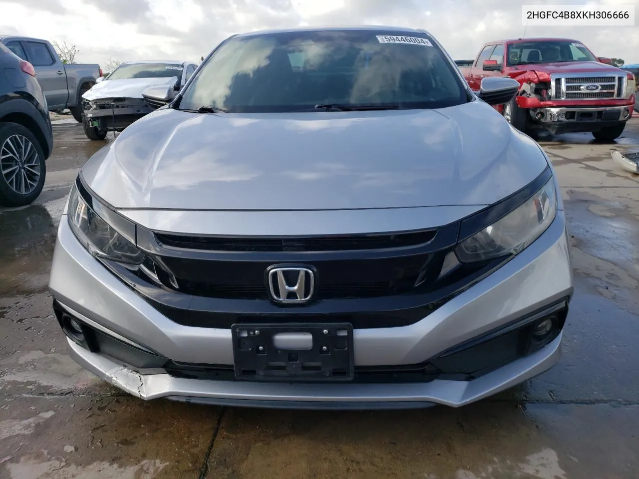 2019 Honda Civic Sport VIN: 2HGFC4B8XKH306666 Lot: 59446004