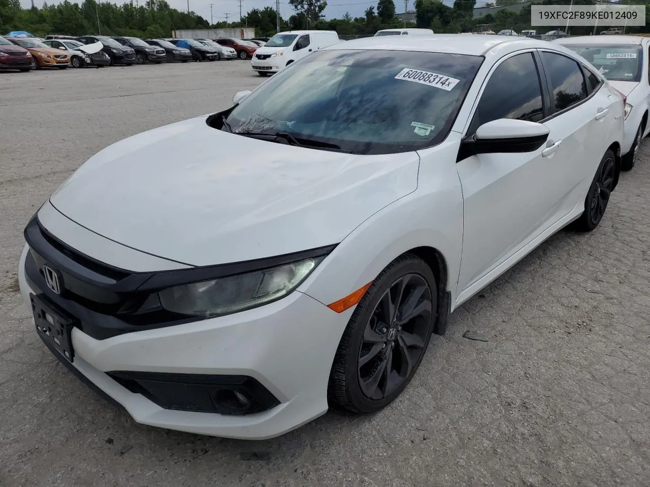 19XFC2F89KE012409 2019 Honda Civic Sport