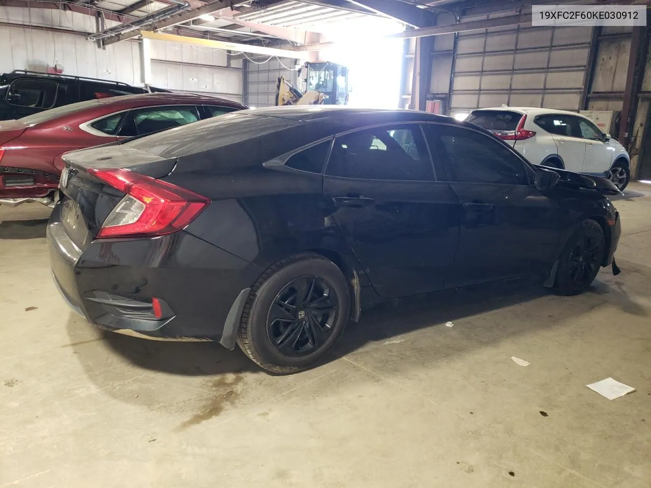 2019 Honda Civic Lx VIN: 19XFC2F60KE030912 Lot: 60266504