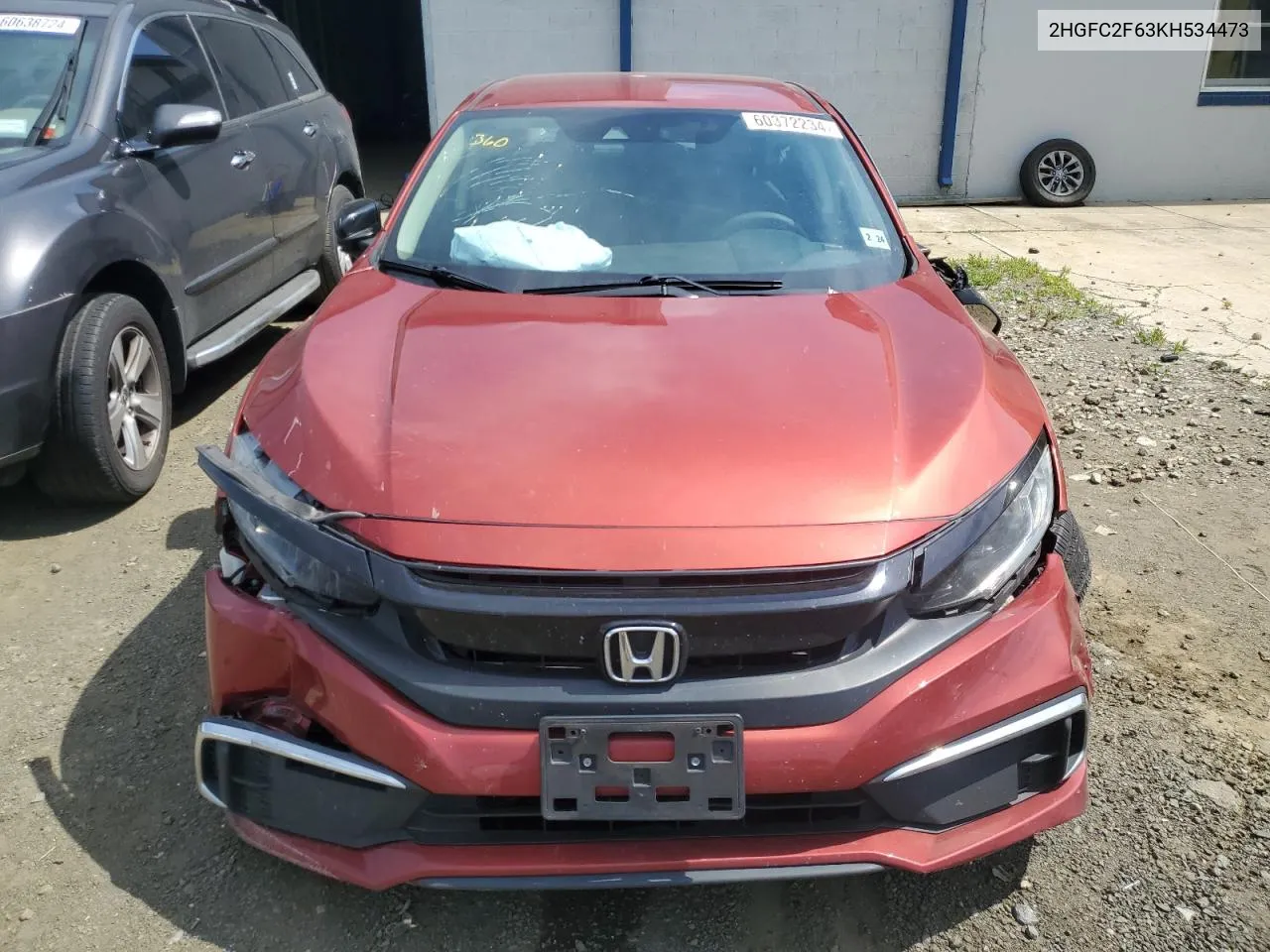 2HGFC2F63KH534473 2019 Honda Civic Lx