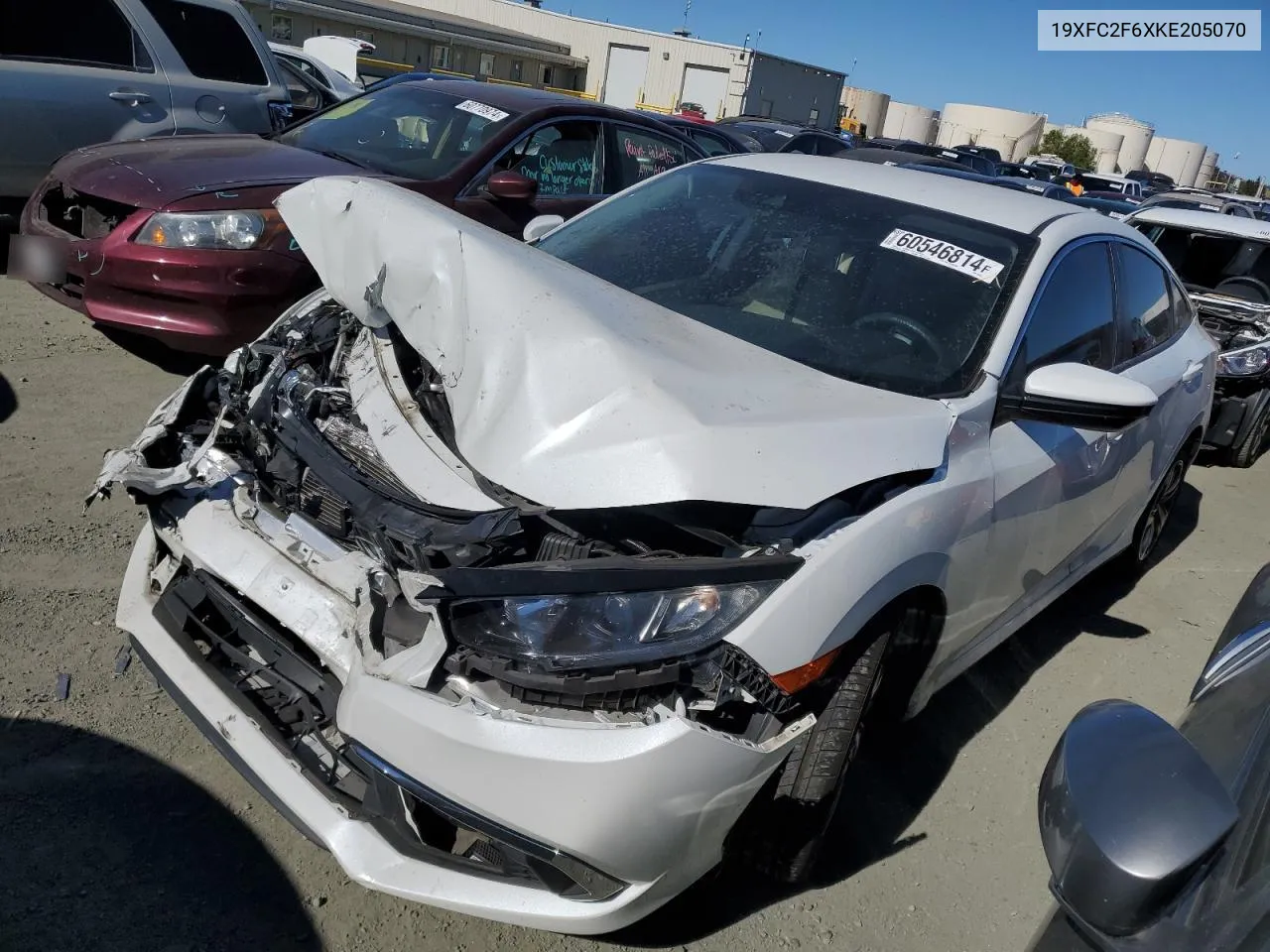 19XFC2F6XKE205070 2019 Honda Civic Lx