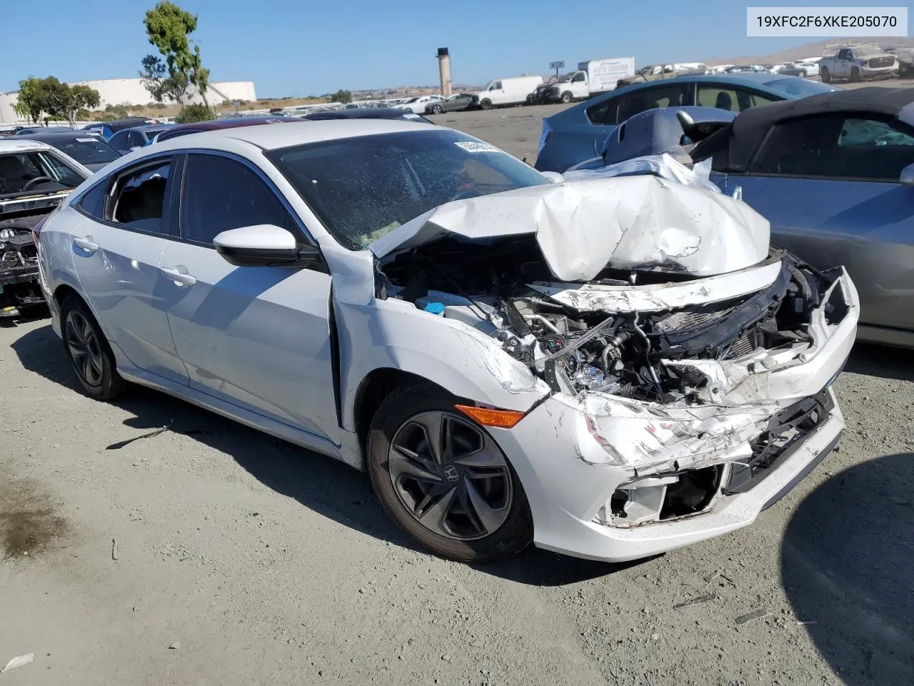 19XFC2F6XKE205070 2019 Honda Civic Lx