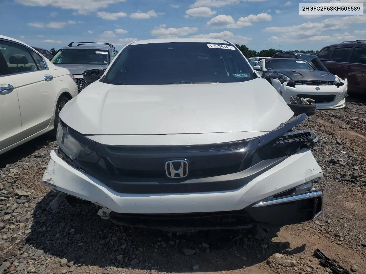 2HGFC2F63KH506589 2019 Honda Civic Lx