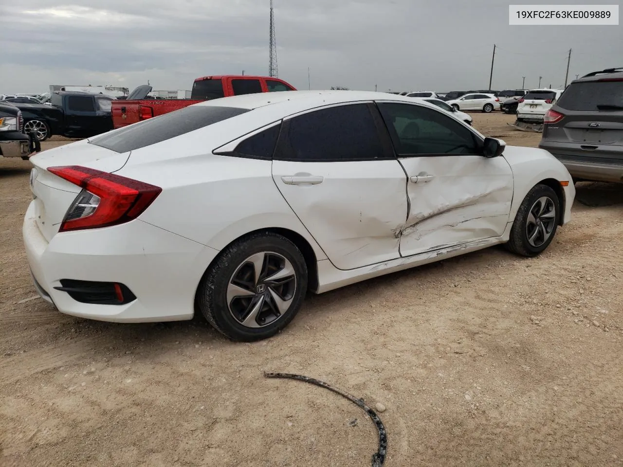 19XFC2F63KE009889 2019 Honda Civic Lx