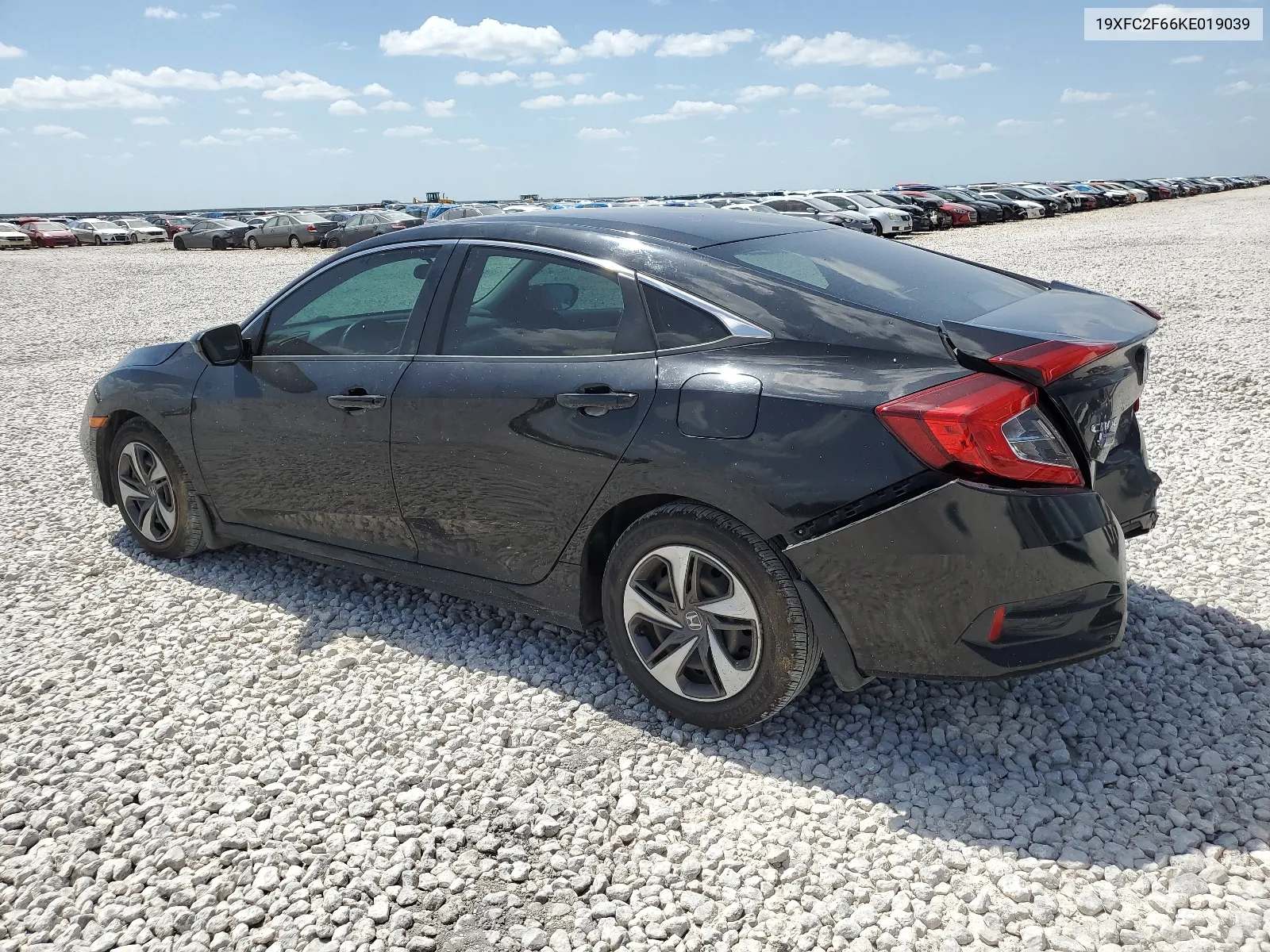 2019 Honda Civic Lx VIN: 19XFC2F66KE019039 Lot: 61892424