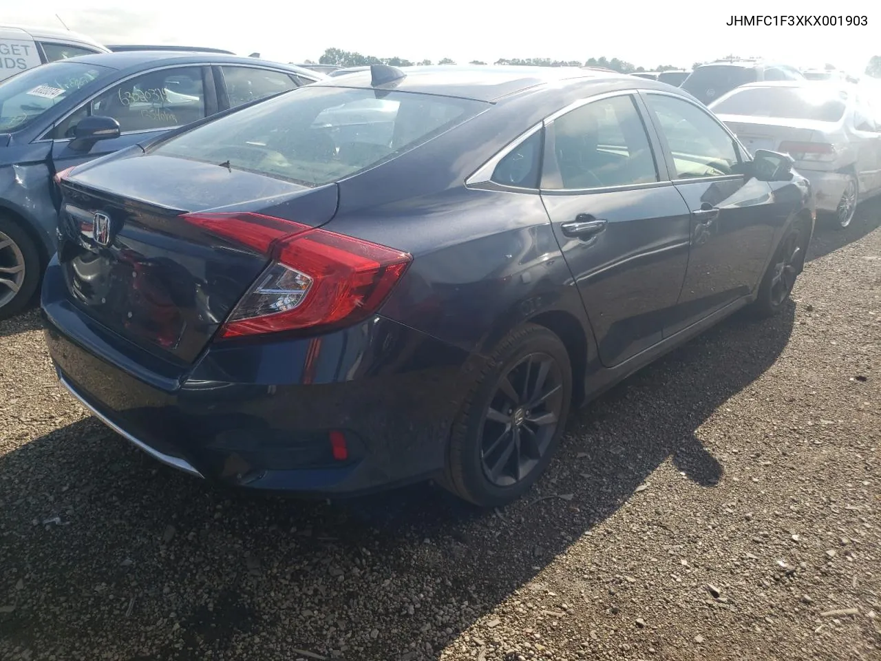 JHMFC1F3XKX001903 2019 Honda Civic Ex