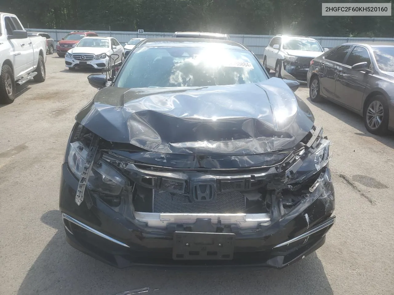 2HGFC2F60KH520160 2019 Honda Civic Lx