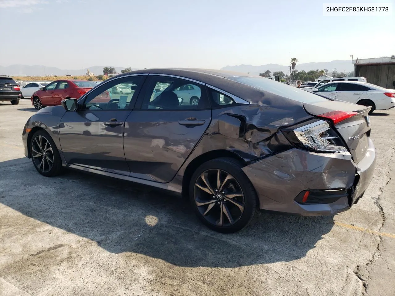 2HGFC2F85KH581778 2019 Honda Civic Sport