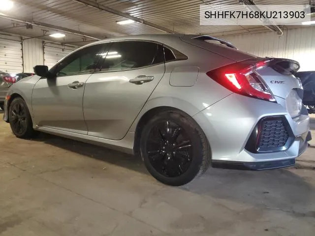 2019 Honda Civic Ex VIN: SHHFK7H68KU213903 Lot: 62983554