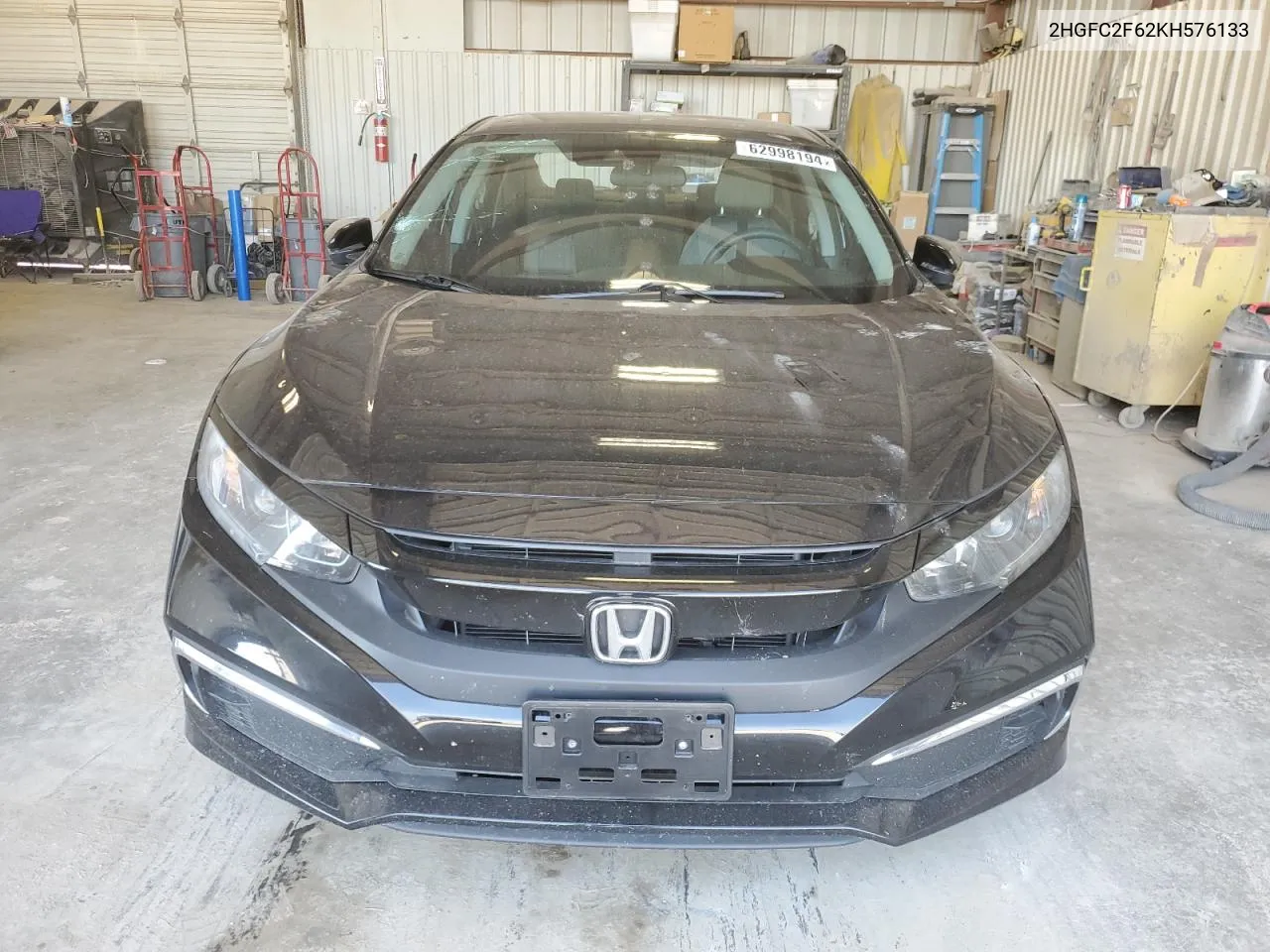 2019 Honda Civic Lx VIN: 2HGFC2F62KH576133 Lot: 62998194