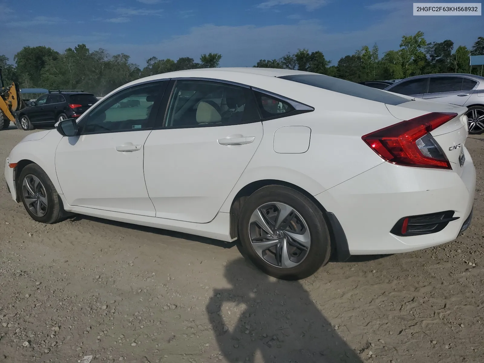 2019 Honda Civic Lx VIN: 2HGFC2F63KH568932 Lot: 63143494