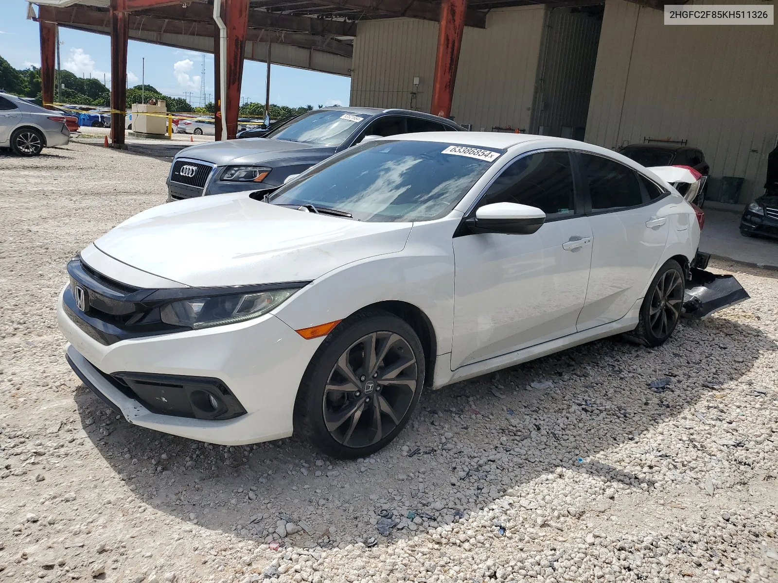 2019 Honda Civic Sport VIN: 2HGFC2F85KH511326 Lot: 63386854