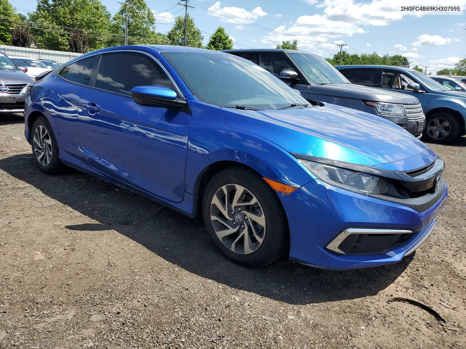 2019 Honda Civic Lx VIN: 2HGFC4B69KH307595 Lot: 63878964