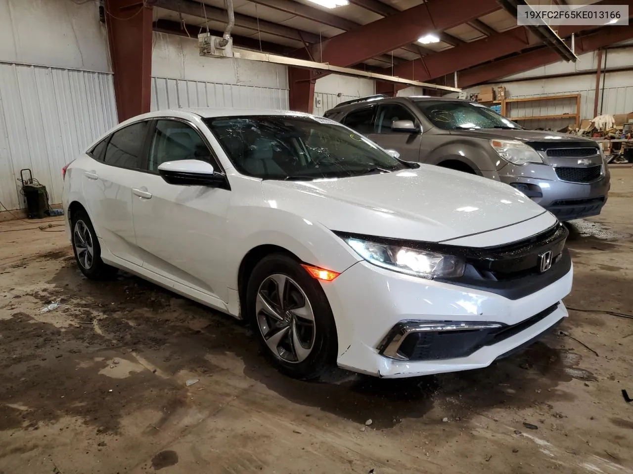 2019 Honda Civic Lx VIN: 19XFC2F65KE013166 Lot: 64220294