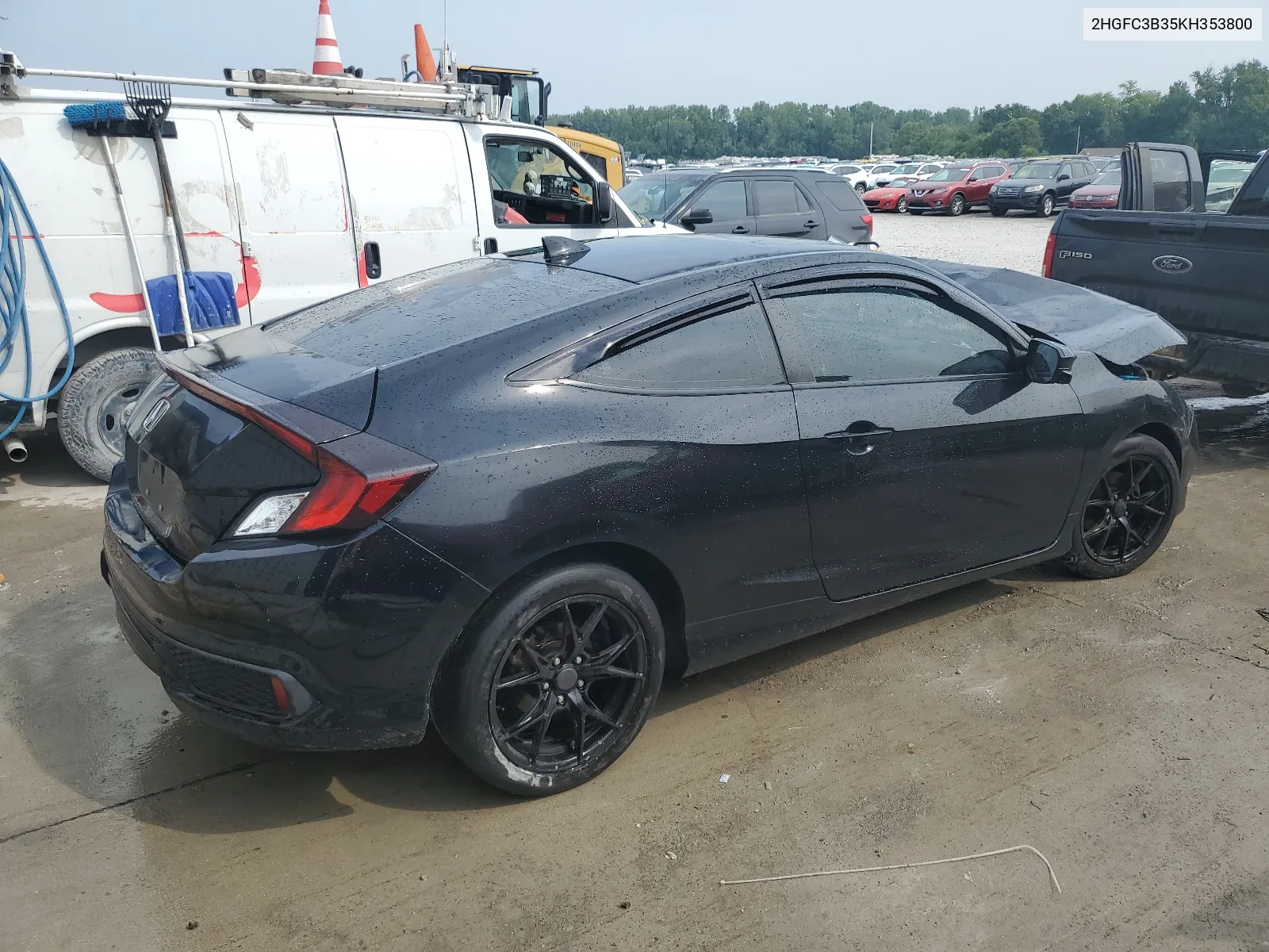 2019 Honda Civic Ex VIN: 2HGFC3B35KH353800 Lot: 64366314