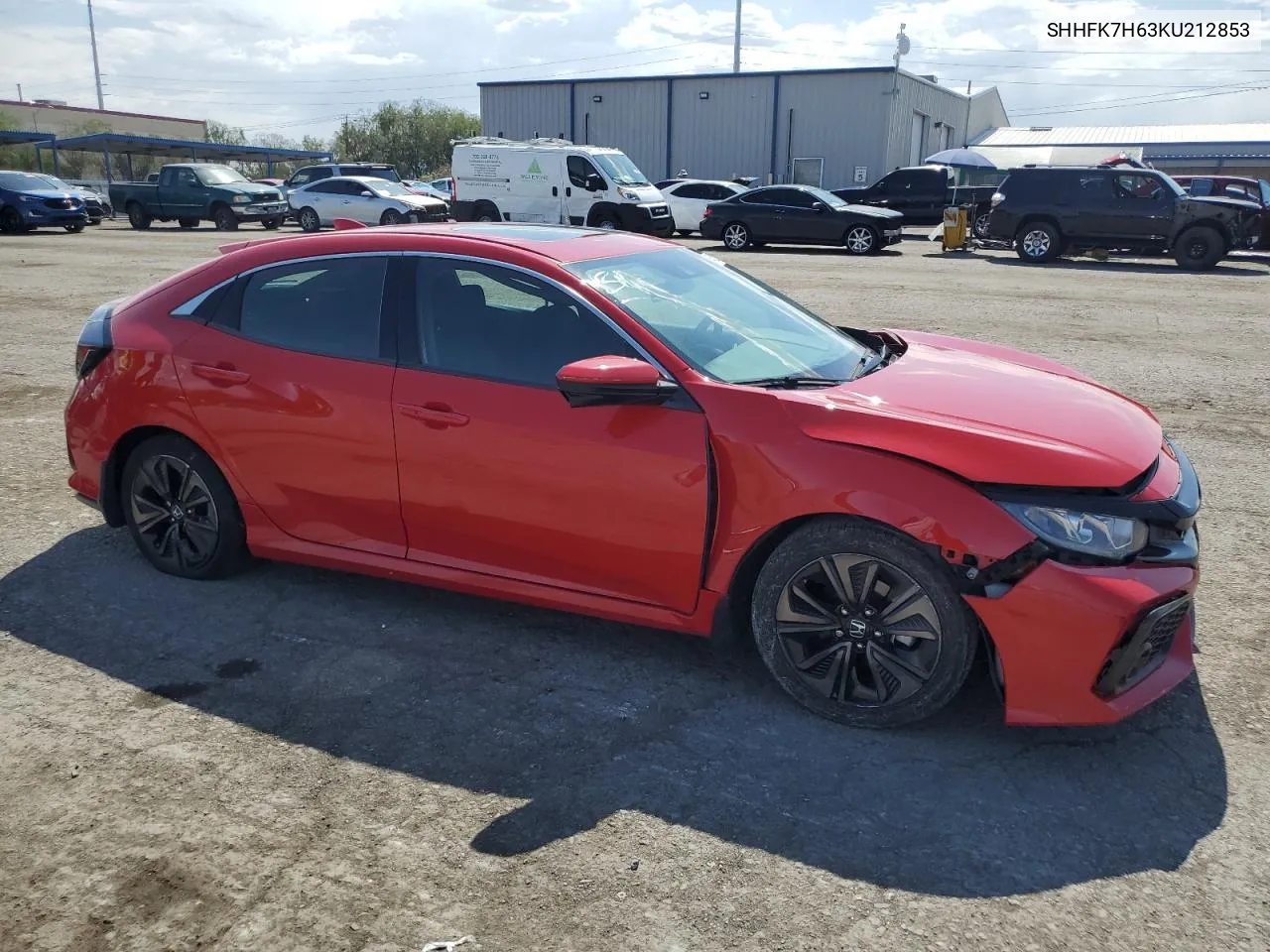 2019 Honda Civic Ex VIN: SHHFK7H63KU212853 Lot: 64520854