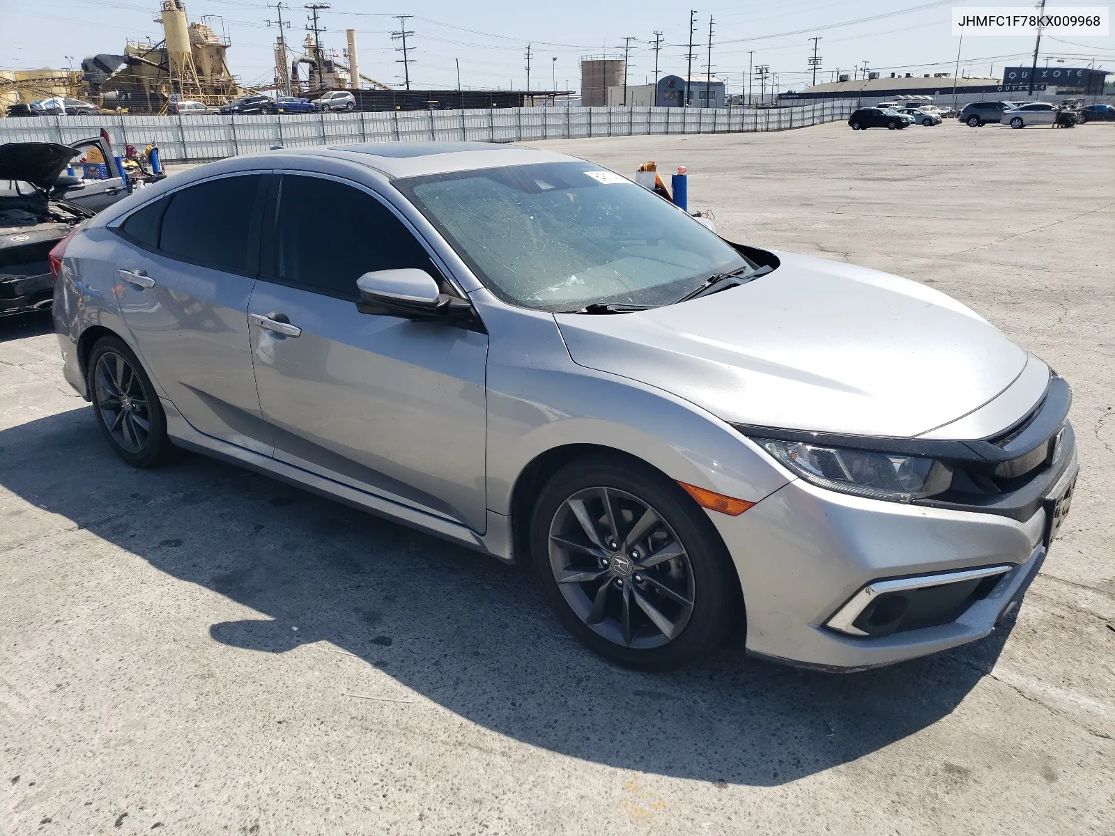 2019 Honda Civic Exl VIN: JHMFC1F78KX009968 Lot: 64817474