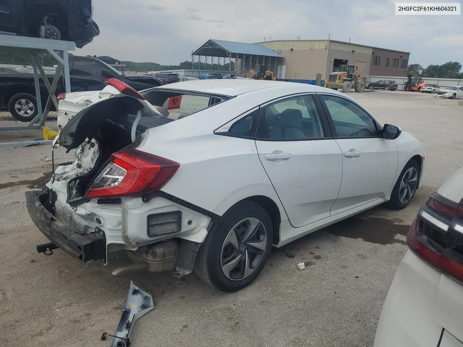 2019 Honda Civic Lx VIN: 2HGFC2F61KH606321 Lot: 64829844