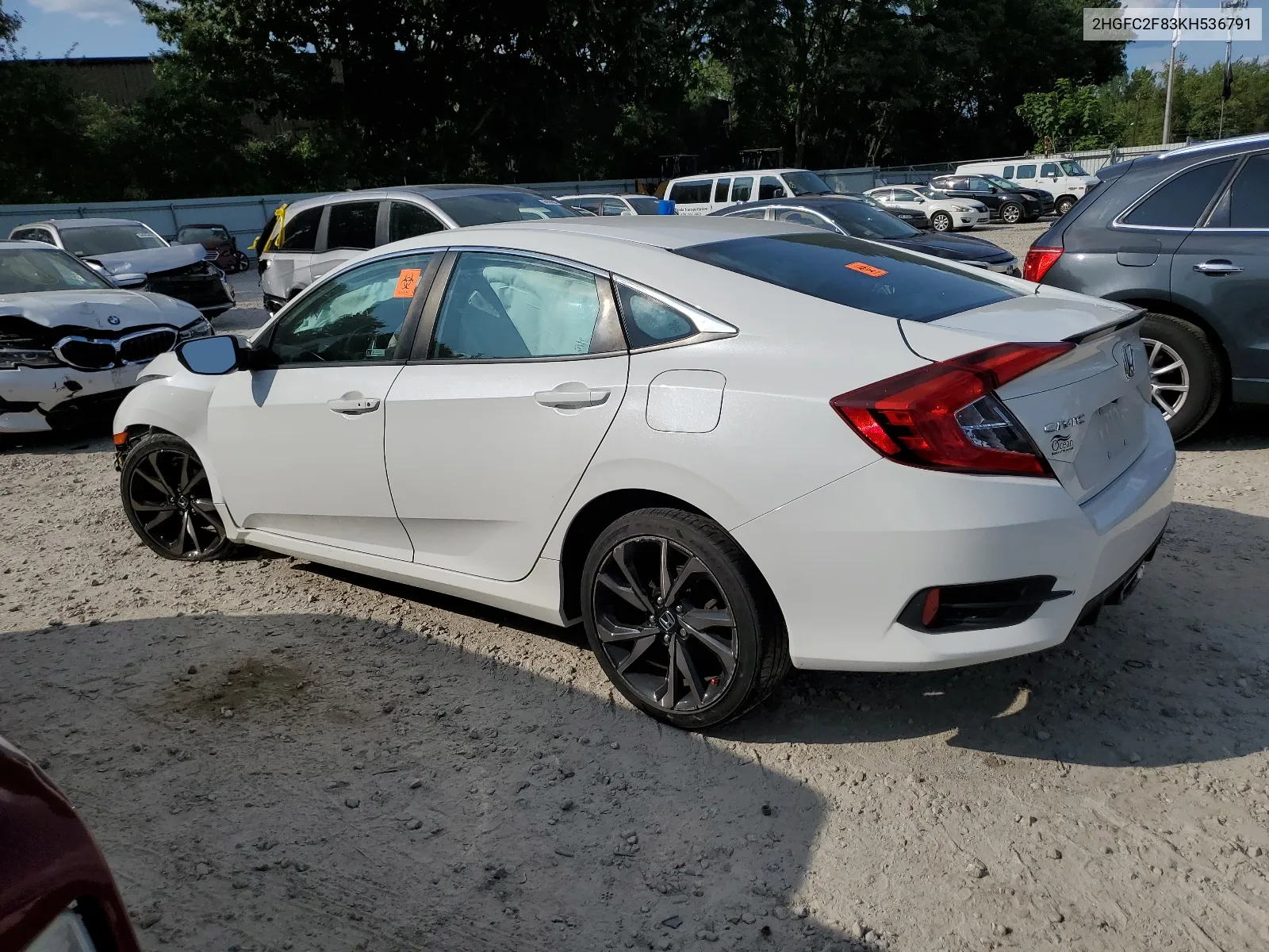 2HGFC2F83KH536791 2019 Honda Civic Sport