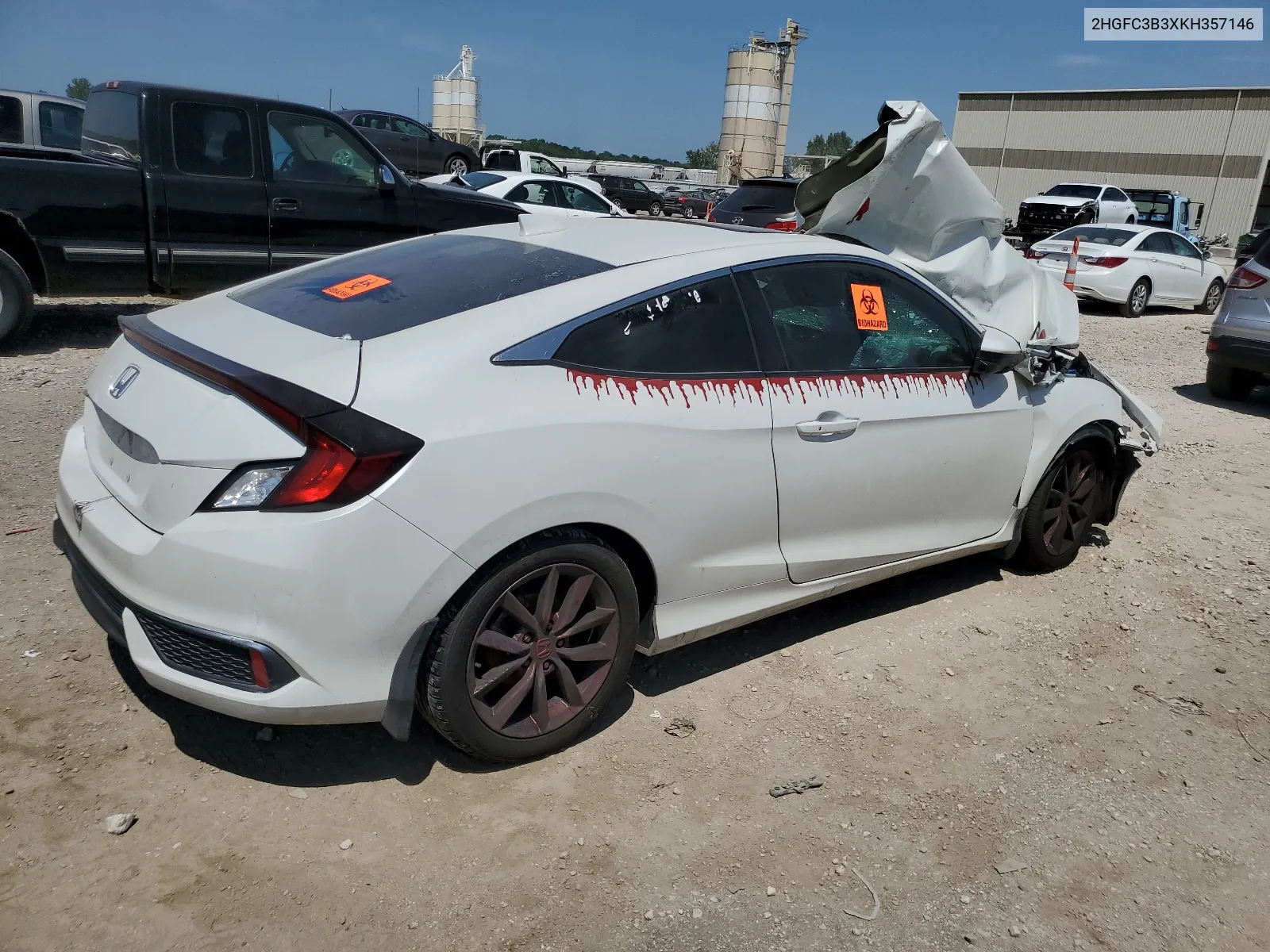 2HGFC3B3XKH357146 2019 Honda Civic Ex