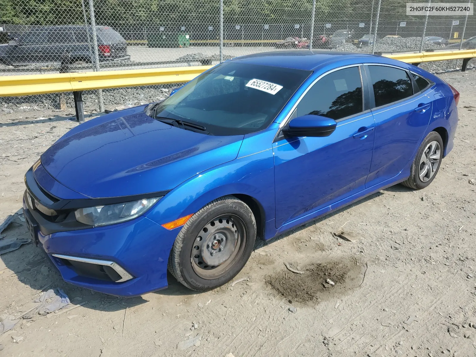 2HGFC2F60KH527240 2019 Honda Civic Lx