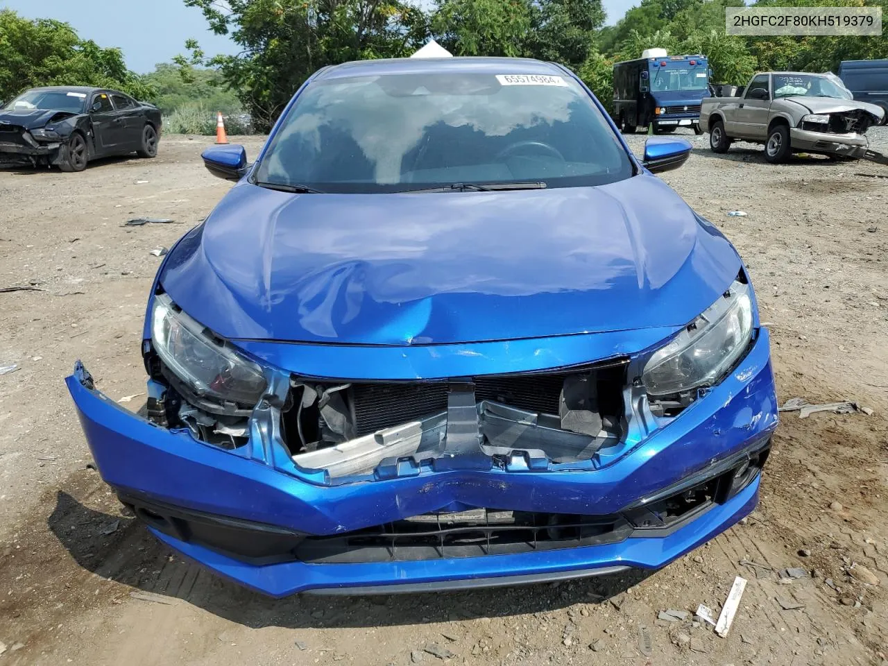 2HGFC2F80KH519379 2019 Honda Civic Sport