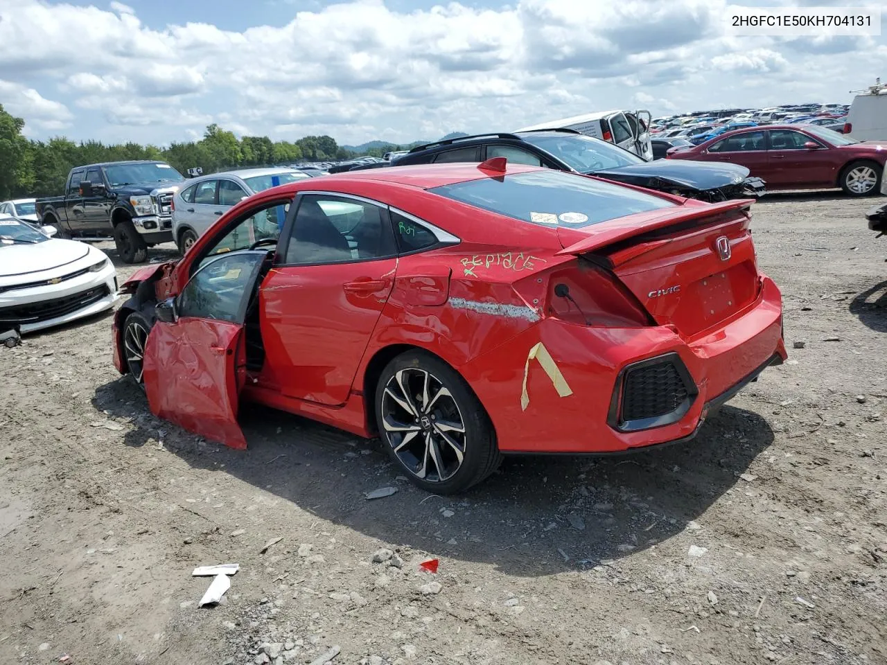 2019 Honda Civic Si VIN: 2HGFC1E50KH704131 Lot: 65625384