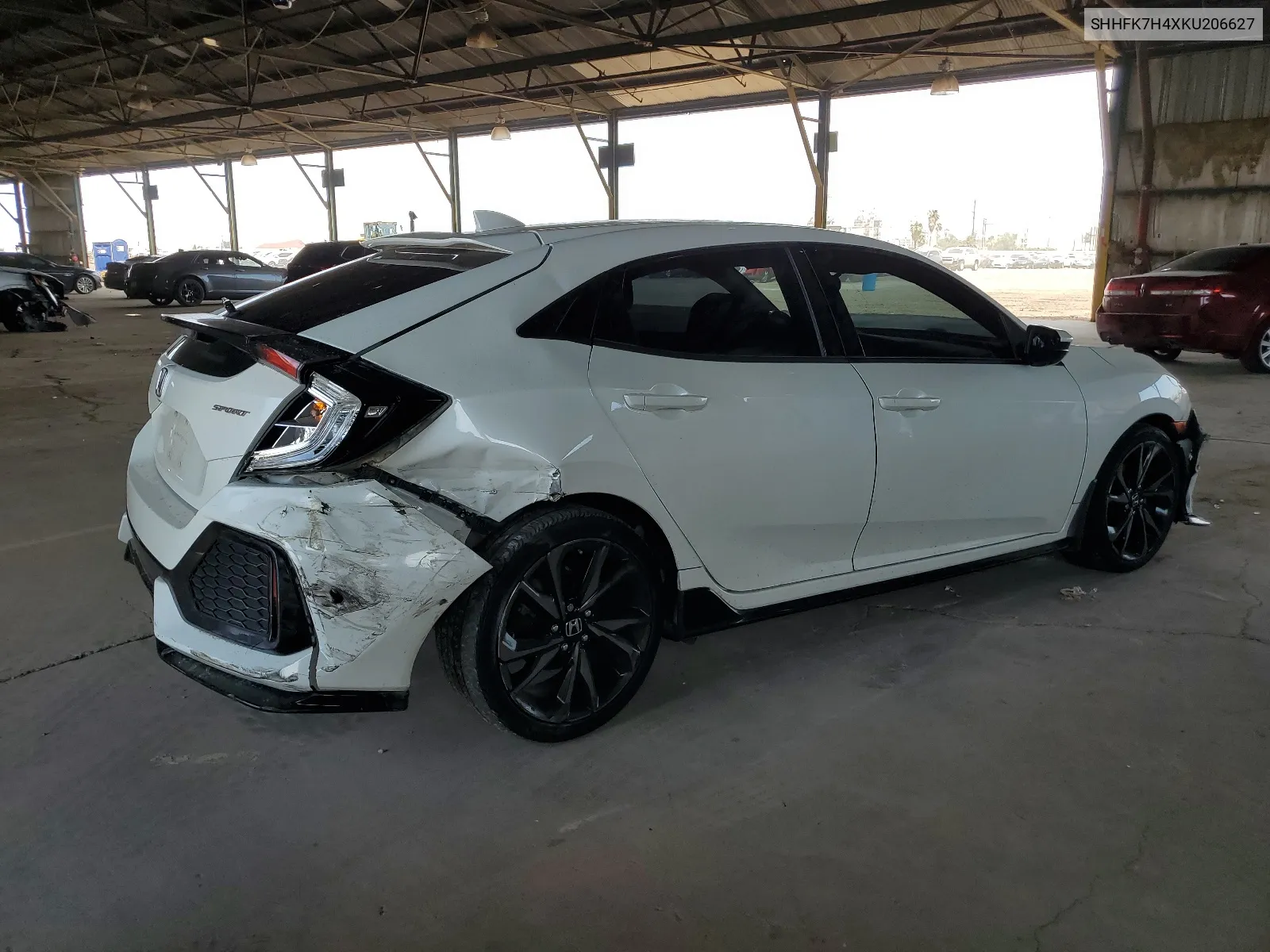 2019 Honda Civic Sport VIN: SHHFK7H4XKU206627 Lot: 65859084