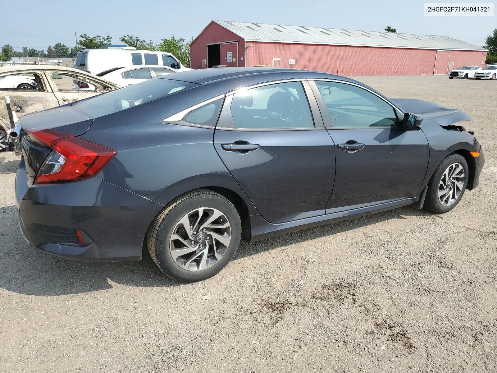 2019 Honda Civic Ex VIN: 2HGFC2F71KH041321 Lot: 66069634